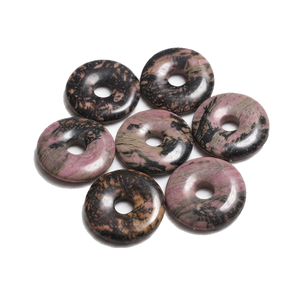 Donuts en Cristal Naturel : Rhodonite, Agate et autres Pierres Précieuses pour la Guérison et le Reiki - Product Image 2
