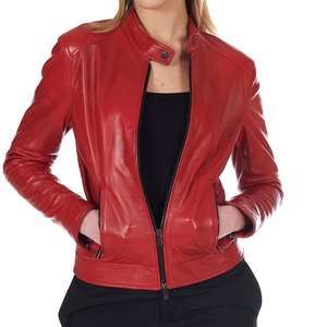 Chaqueta de Cuero para Mujer de Primera Calidad con Acabado de Cuero Suave, Diseño Cómodo, Ideal para Clima Frío y Uso a la Moda - Product Image 1
