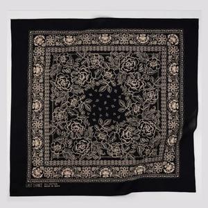 Bandana personnalisé 100% coton, foulards imprimés numériquement, petit bandeau fait main pour femmes, écharpe carrée tendance - Product Image 2