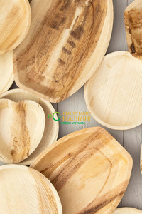 Natural Palm Leaf <b>Plates</b> and Bowls Sustainable <b>Disposable</b> Tableware for Dining Catering and Outdoor Events - Product Image 5