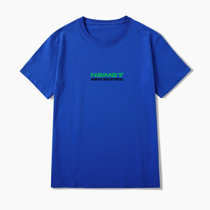 Camiseta de Manga Corta para Hombre, Corte Regular, Cuello Redondo, Diseño con Letras Estampadas, Jersey Informal de Algodón, Naimat Abbas Industries - Product Image 6