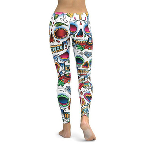 Nuevos Leggings Casuales de Cintura Media para Mujer 2025, de Alta Calidad, Sublimados, Servicio OEM, Pantalones Deportivos de Algodón/Fibra de Bambú para Adultos - Product Image 6