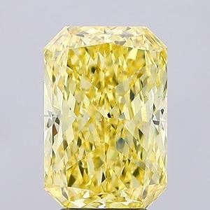 Diamant Jaune Intense Cultivé en Laboratoire, Taille Coussin Radiant Fantaisie, Certifié CVD, Pierre Précieuse Libre pour Créations de Joaillerie Fine de Luxe - Product Image 1