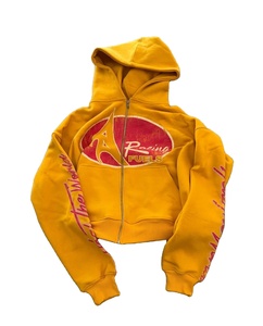 Sudadera con capucha de algodón de felpa francesa de alta calidad, logotipo de serigrafía personalizable, Sudadera con capucha desgastante Sunfade Boxy Fit para hombre, venta al por mayor - Product Image 1