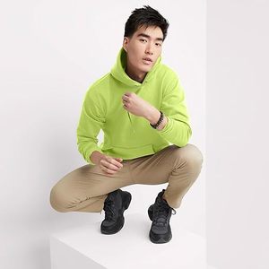 210GSM 6 Color Option Hoodies Athletic Activewear Hoodie for <b>Men</b> Multi-Color Winter Workout Gym String Running Hooded Collar - Product Image 6