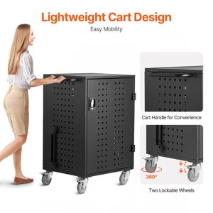 Stazione di ricarica a pavimento per 32 dispositivi, per ufficio e aula, fino a 15,6 pollici di dimensione dello schermo - Product Image 5