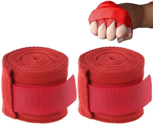 Bandages de boxe élastiques de haute qualité OEM, bandages de poignet personnalisés, protection des mains et des poignets pour la boxe et le MMA, bandages de boxe en coton - Product Image 1