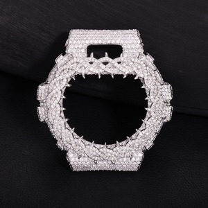 Boîtier de montre Buss Down Iced Out à deux tons avec diamants Moissanite VVS pour unisexe, vente en gros - Product Image 4