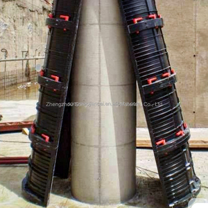 Songmao Round square <strong>Pvc</strong> Abs Adjustable Stirrup Concrete Plastic Column <strong>Formwork</strong> for Casting Concrete - Product Image 3