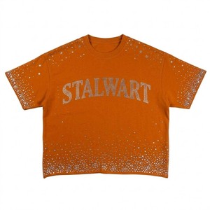 เสื้อยืดคอกลมแขนสั้นทรงปกติสำหรับผู้ชาย Stalwart IMPEX ประดับด้วยคริสตัล  ป้องกันการเป็นขุย เป็นมิตรต่อสิ่งแวดล้อม ผลิตจากผ้าถัก - Product Image 6
