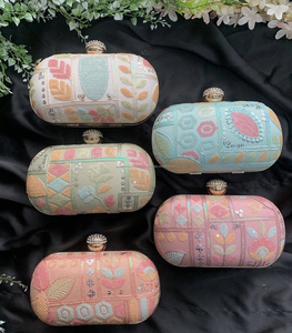 VINTAGE RESIN CLUTCH EVENING BAG CLUTCH EVENING BAG for PARTY WEAR FANCY PURSE HANDMADE HOT - Product Image 3