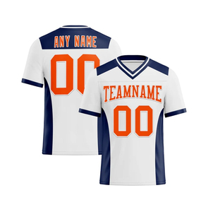 เสื้อฟุตบอลอเมริกันขายดีที่สุด พร้อมลายพิมพ์แบบซับลิเมชั่น แห้งเร็ว ระบายอากาศได้ดี ดีไซน์ยอดเยี่ยม สำหรับผู้ชาย เหมาะสำหรับกิจกรรมกลางแจ้ง - Product Image 4