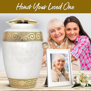 Personalized Wooden <b>Ashes</b> Urn with Name Plate Elegant Wooden Cremation Urn for Adults Handmade Walnut Memorial <b>Box</b> - Product Image 6