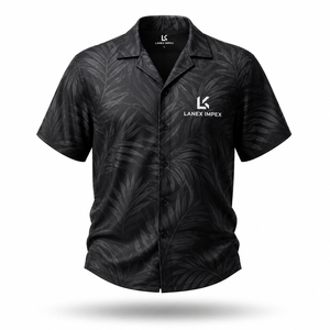 High Quality Men's Camp Collar Button Up Hawaiian Shirt Premium Polyester Sublimation Printed Casual Summer Beach <b>Bowling</b> Shirt - Product Image 1