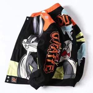 Veste bomber professionnelle personnalisée pour hommes, style universitaire, baseball, course Nascar, avec motif graphique vintage et col montant, fabrication OEM en gros - Product Image 3