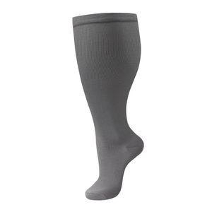 3 paia di calzini sportivi a compressione in nylon di taglia grande, comodi calzini a compressione - Product Image 3