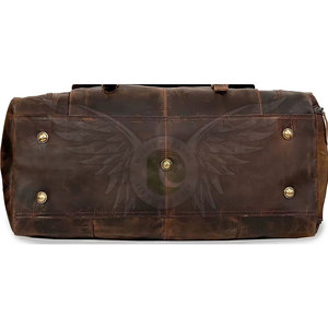 Bolsa de lona de cuero para actividades al aire libre, diseño moderno, bolsa de viaje para el trabajo, gimnasio, fitness y viajes de fin de semana - Product Image 6