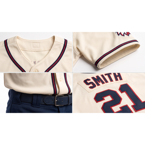 Uniforme de Béisbol Personalizado, 100% Poliéster, Doble Tejido, Pantalones de Jersey Cosidos con Botones, Conjunto para Hombre Adulto, Fabricante OEM para Deportes de Equipo - Product Image 4