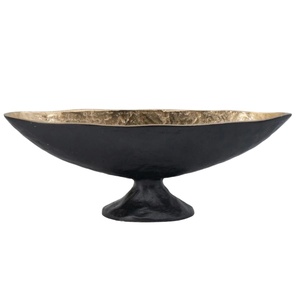 Home Bar Pedestal decorativo Frutero Artesanía de metal Pieza central Artículo Acabado en plata Champán Enfriador de vino Cuencos para servir 2025 - Product Image 5