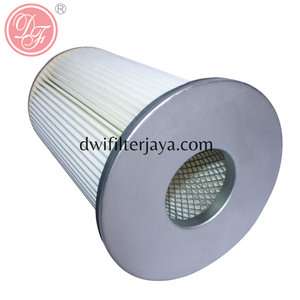 Filtro de aire de cartucho para purificación de humos de corte por plasma láser y metal, con cubierta de brida redonda ignífuga y filtro de polvo - Product Image 3