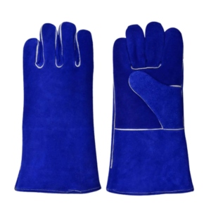 Guantes de Soldador de Cuero Vacuno de Alta Resistencia y Larga Duración, Guantes de Trabajo de Seguridad Industrial con Propiedades Ignífugas - Product Image 1