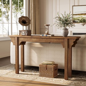 Pine <b>Wood</b> <b>Rustic</b> Distressed Nightstand Power Outlet-Wholesale Farmhouse Side Table Foldable <b>Wood</b> Handicraft Multi-piece Package - Product Image 6