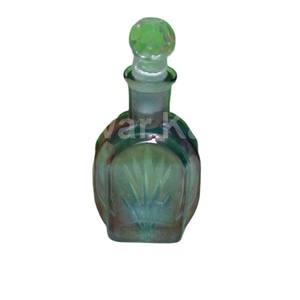 Unique Shape Large Size Glass Perfume Bottle With Glass Lid Tabletop Decor Best Gift Birthday Anniversary Glass Perfume Bottle - Product Image 1