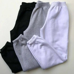 Pantalones Deportivos de Invierno para Hombre, de Algodón y Felpa, Transpirables, Cintura Elástica Media, para Gimnasio, Correr, Casuales, con Bolsillos y Cordón Ajustable - Product Image 4
