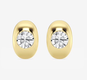 <b>Hoops</b> <b>Earrings</b> Diamond <b>Earrings</b> Gold and <b>Silver</b> <b>Earrings</b> Lab Grown Diamonds <b>Earrings</b> <b>Hoops</b> Fine Jewelry for Women - Product Image 3
