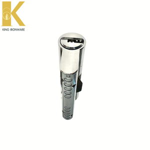 Kit de serrure de porte avec 3 clés, cylindre de serrure de porte, 60 mm de recul, chromé brillant, prix d'usine - Product Image 1