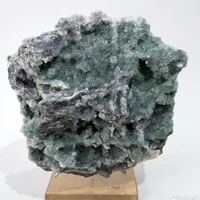 Spécimen minéral de haute qualité, fluorite naturelle octaédrique, amas de cristaux, cristaux de fluorite rares pour la guérison par le Reiki et l'exposition
