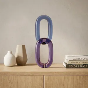 Luxury Handcrafted Customized Resin Link Chain Home Decoration Epoxy Resin Chain Links Multi-Purpose Wall Hanging Decor Colorful - Product Image 1
