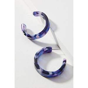 Boucles d'oreilles en résine légères et durables faites à la main, bijoux de luxe pour les fêtes, accessoires - Product Image 1