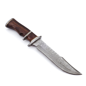 Nouveau Couteau de Camping Viking Forgé à la Main 2026 en Acier Damas à Pointe Tombante avec Manche en Acier Inoxydable Entièrement Forgé, Personnalisable - Product Image 5