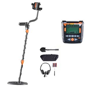 Rilevatore d'oro professionale ad alta precisione per adulti, metal detector in alluminio da 10 pollici, bobina di ricerca impermeabile IP68, display e cuffie - Product Image 1