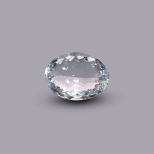 Natural Blue Aquamarine Loose Gemstone 5.9 Carat Faceted Cut for Fine Jewelry - Product Image 1
