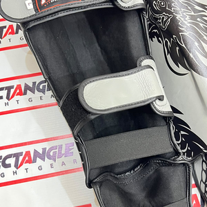 Custom Name Boxing Target Leather PU Material Soft Durable Comfortable Protective Shin Guard MMA Muay Thai Karate Kickboxing - Product Image 5