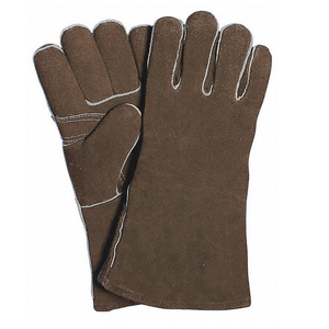 Heat & Fire Resistant <b>Long</b> Cuff Welder <b>Gloves</b> High Quality Cow Split Leather Welding Work <b>Gloves</b> Tig Mig Safety Working <b>Gloves</b> - Product Image 4