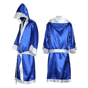 Robe de Boxe Homme MMA avec Capuche en Coton Léger – Idéale pour l'Entraînement, le Kickboxing, le Muay Thai et les Combats - Product Image 2