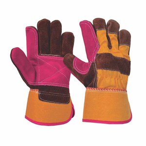 Gants de travail en cuir de vachette pleine fleur, doux et confortables, résistants à l'abrasion et à la chaleur, pour le travail du bois et le jardinage - Product Image 3