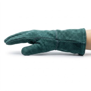 Gants de soudage en cuir de vachette de qualité supérieure, résistants à la chaleur, avec doublure en polaire, certifiés CE, imperméables, 11 oz - Product Image 2