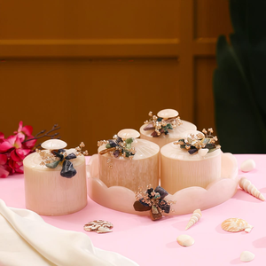 Ensemble de pots à fruits secs en résine luxueuse, style classique, imperméables, écologiques, pour la décoration de la table à la maison, utilisation en cuisine, faits à la main - Product Image 4