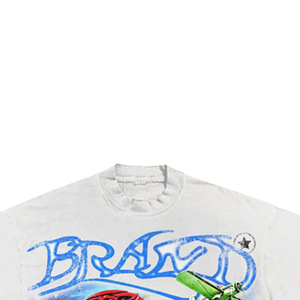 2027 <b>Men's</b> Short Sleeve 100% Cotton T-Shirt Regular Fit <b>Turtleneck</b> Silk Screen Printed Formal Design - Product Image 4