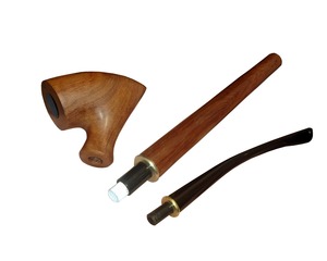 Pipa de Fumar de Madera de Lujo, Pipa de Tabaco Artesanal Hecha a Mano, Artículo Decorativo Rústico Vintage de AALIYAN IMPEX - Product Image 2