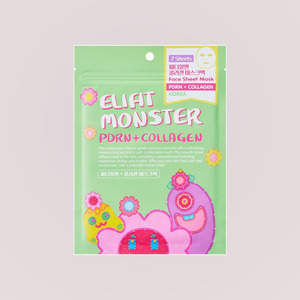 Masque facial en feuille de collagène coréen, produit authentique du magasin DANCING WHALE, masque en feuille de collagène Ellifit Wonderland Monster PDRN. - Product Image 2