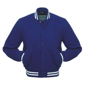 Blousons universitaires en laine pour hommes OEM, design unique avec col montant, prix direct usine pour l'hiver - Product Image 3