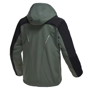 High Quality Men's Softshell <b>Jacket</b> Full Sleeves Lightweight Comfortable Windproof Casual Plain <b>Fleece</b> <b>Lined</b> - Product Image 2