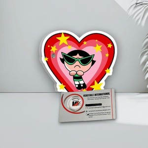 Herramienta de Belleza Magnética de Acrílico con Forma de Corazón y Mariposa, Reutilizable, Ecológica y Duradera, de las Chicas Superpoderosas Verdes, para el Día de San Valentín - Product Image 5