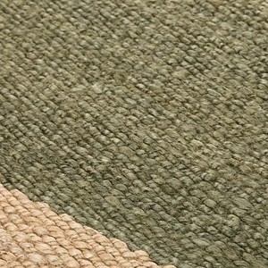 Natural Olive Green Handwoven Jute Rug Flat <b>Weave</b> Eco Friendly Area Carpet Modern Handmade Home Decor Living Room Mat - Product Image 4