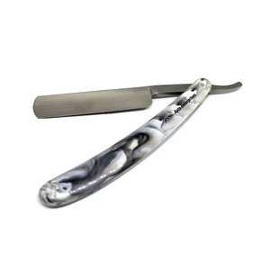 Rasoir droit vintage professionnel pour barbier, instrument de beauté, manche en plastique de qualité salon, acier inoxydable - Product Image 3
